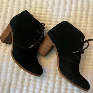 Toms Lace Up Ankle Booties